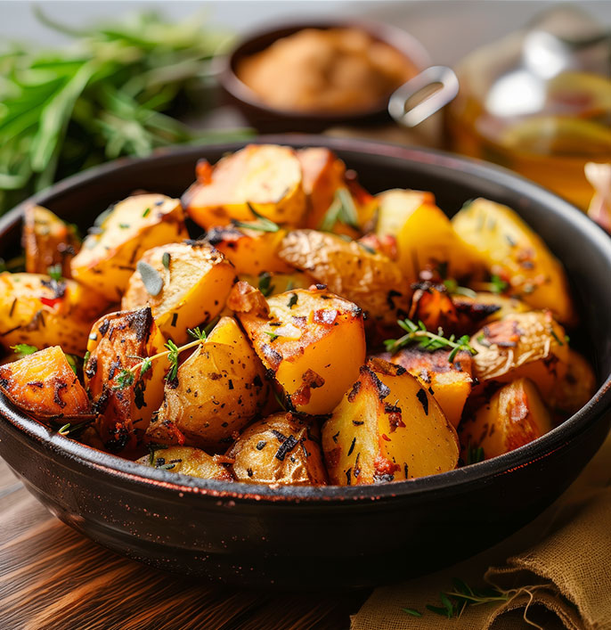 Ajwain Potato Fry