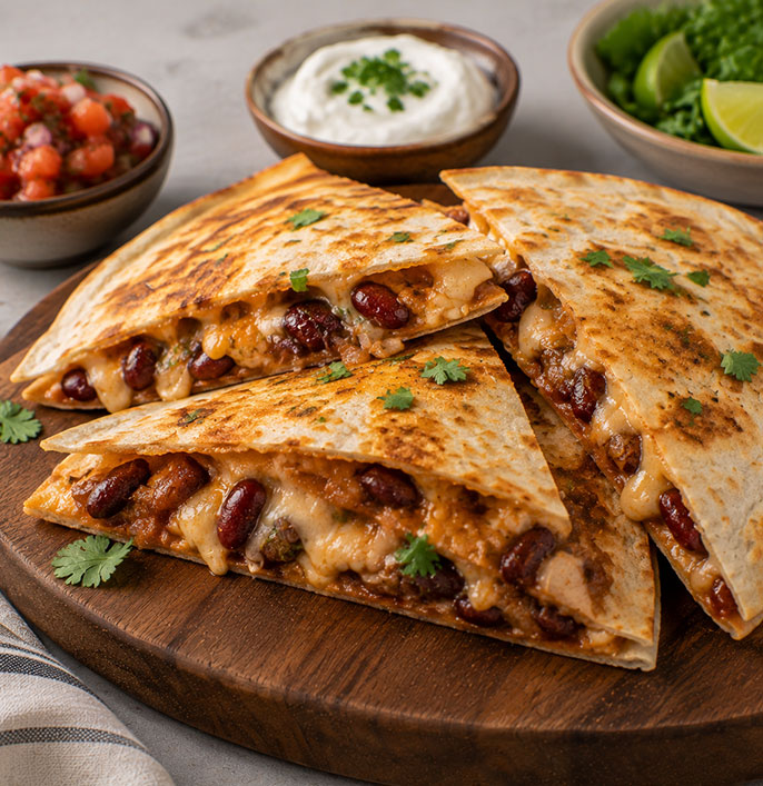 Bean & Cheese Quesadillas