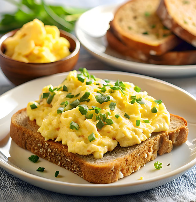 Chilli Pickle Scrambled Eggs