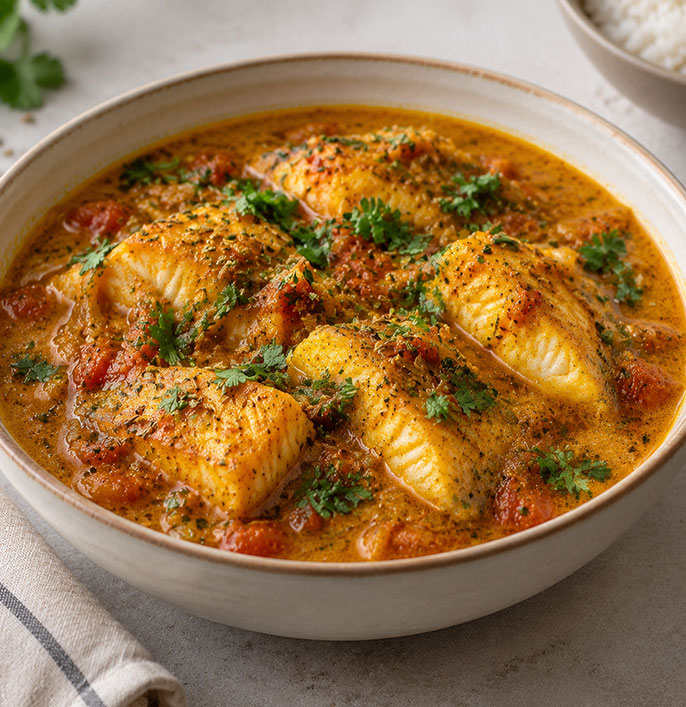 Fennel Fish Curry