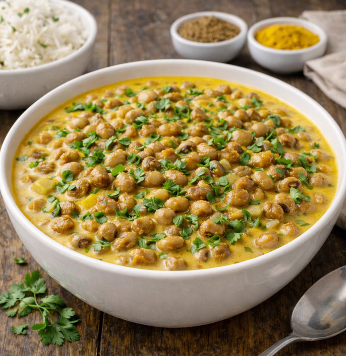 Gungo Peas Coconut Curry