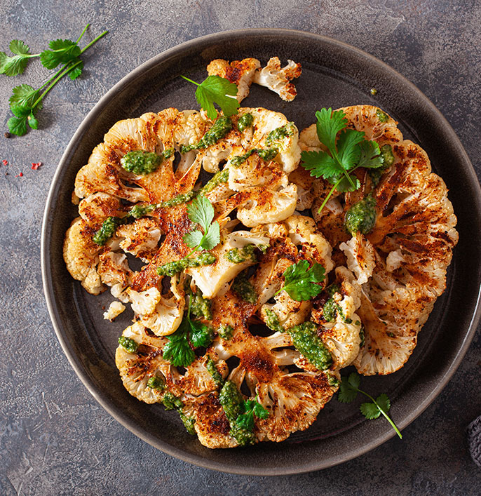 Kalonji Roasted Cauliflower