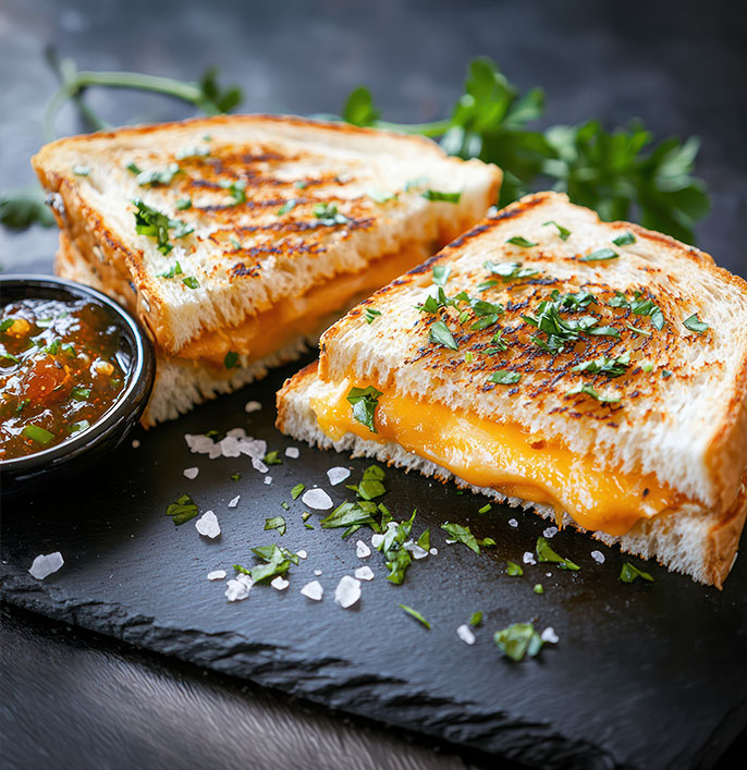 Mango Chutney Cheese Toast