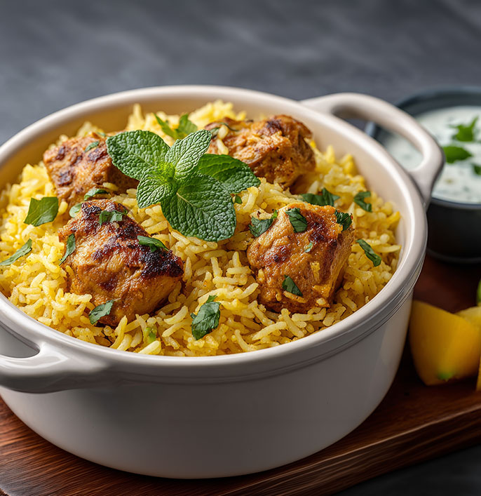 Mango Pickle Biryani