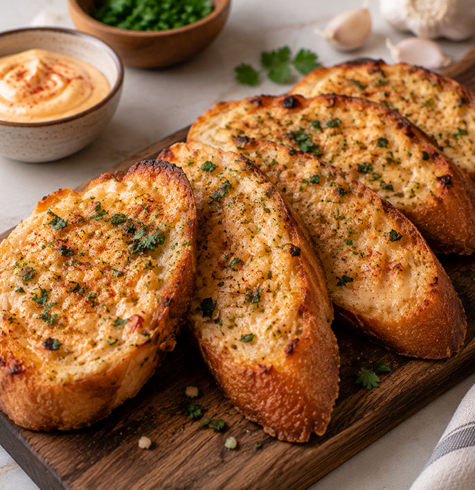 Mayo Garlic Bread
