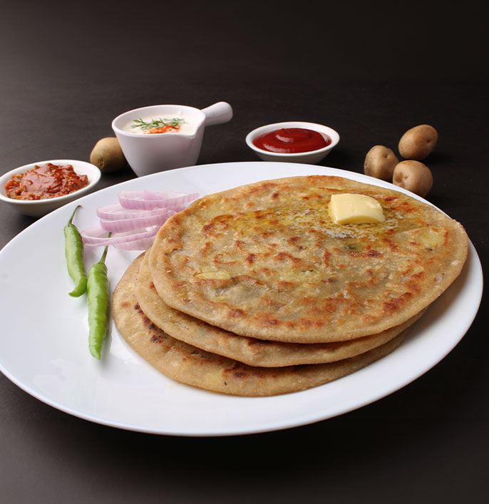 Pickle Stuffed Kulcha