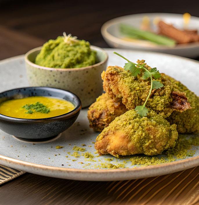 Pistachio Chicken Crumb Coating