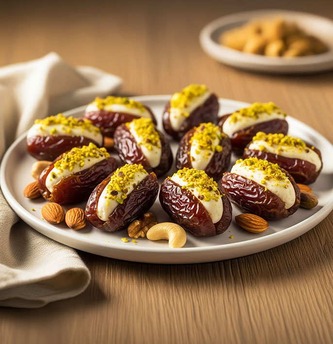 Pistachio Stuffed Dates