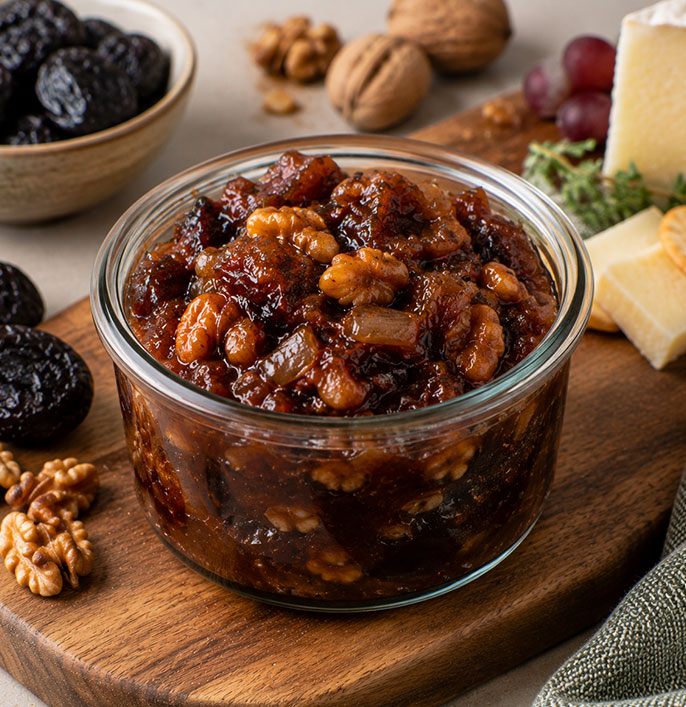 Plum Chutney with Walnuts