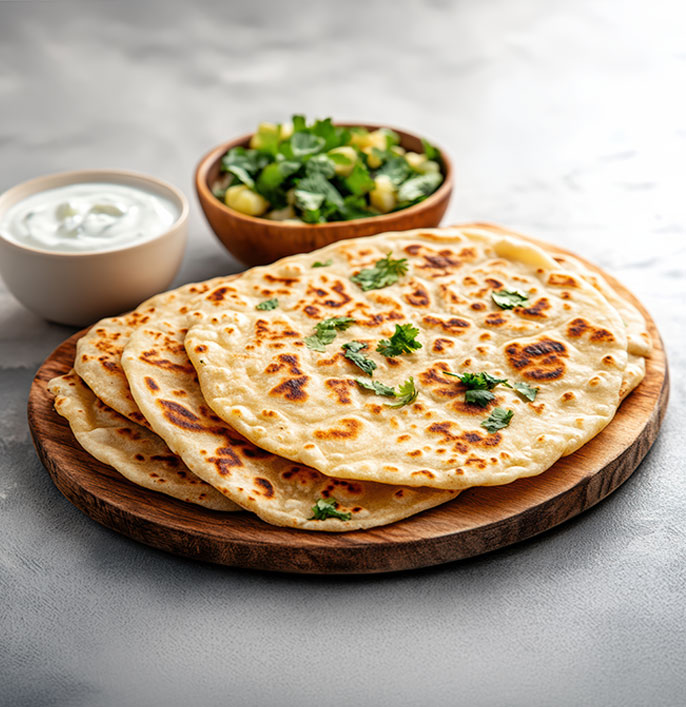 Soft Homemade Parathas