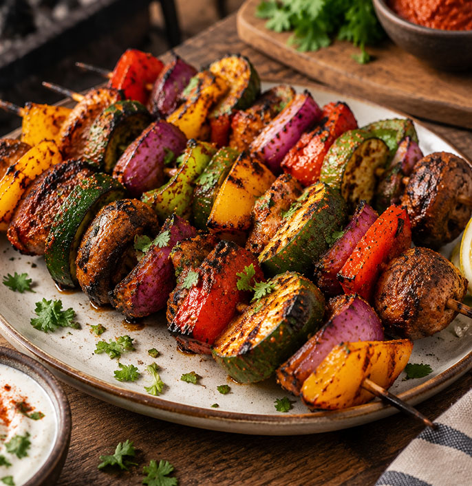 Tikka Grilled Vegetables