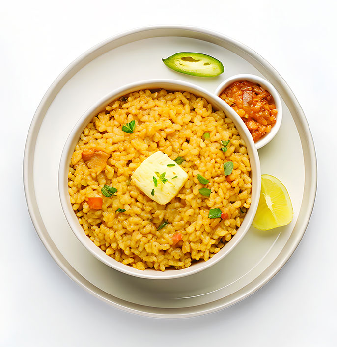 Zesty Lime Pickle Rice