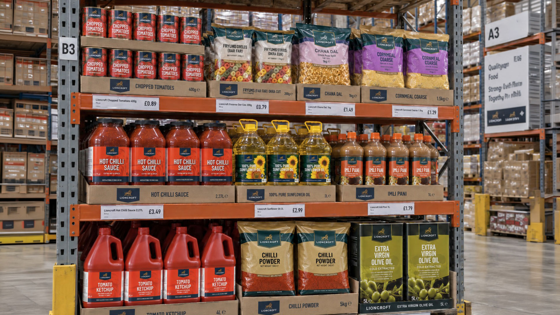 Lioncroft Foods warehouse and distribution